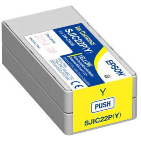 Epson SJIC22P(Y) cartouche d'encre 1 pièce(s) Original Jaune