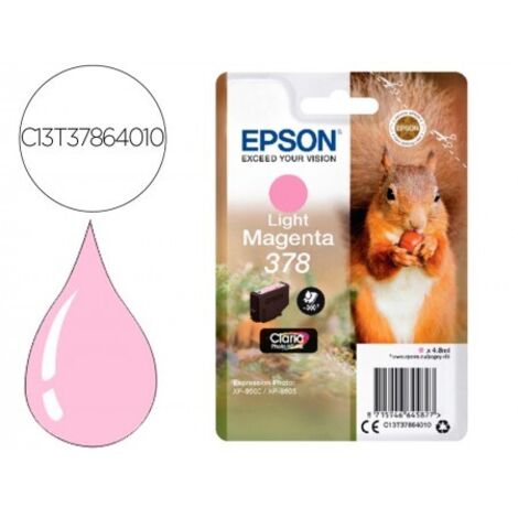 Epson Squirrel C13T37864010 cartouche d'encre 1 pièce(s) Original Rendement standard Magenta clair