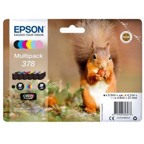 Epson Squirrel C13T37884020 cartuccia d'inchiostro 1 pz Originale multipack color