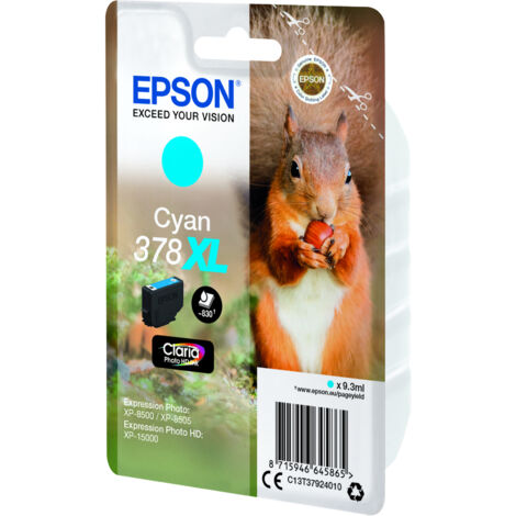 Epson Squirrel C13T37924020 cartouche d'encre 1 pièce(s) Original Rendement élevé (XL)