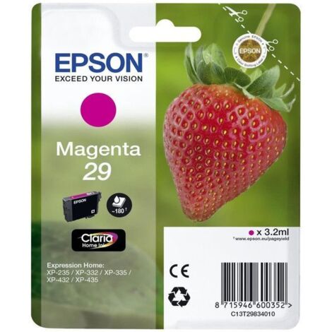Epson Strawberry Singlepack Magenta 29 Claria Home Ink
