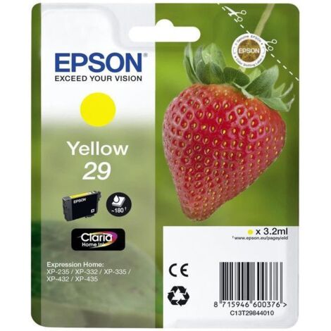 Epson Strawberry Singlepack Yellow 29 Claria Home Ink