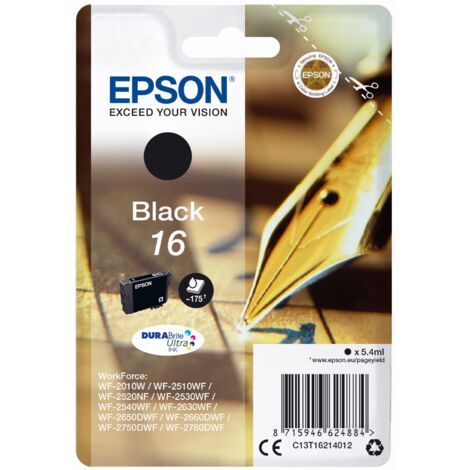 Epson T16214022 Pen and Crossword Cartuccia Inchiostro DURABrite Ultra 16 Nero
