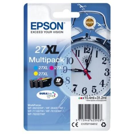 Epson T27154022 Multipack Sveglia Cartuccia Inchiostro 3 Colori per WF36XX 76XX
