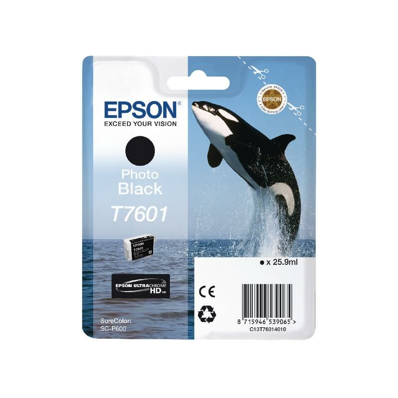 Ink Cartridge Photo Blk T7601 - EP53906 - Epson