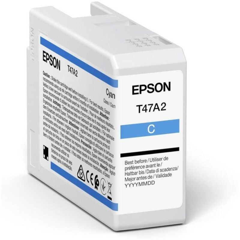 T47A2 Cyn uc Pro 10 Ink 50ml - EP68091 - Epson