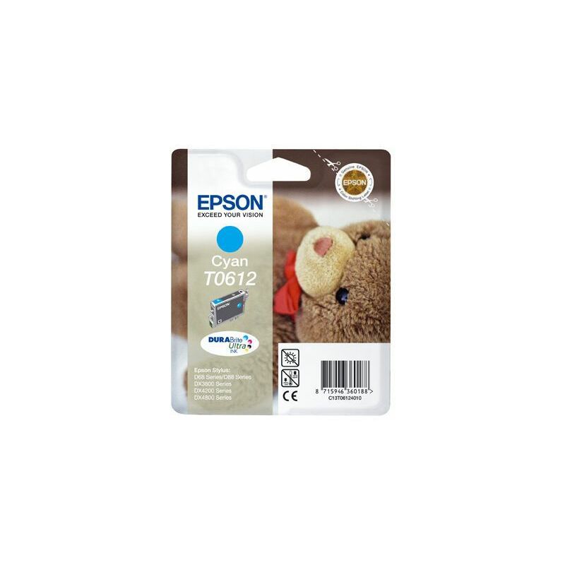 

Epson Teddybear Cartucho T0612 cian