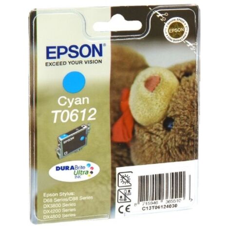 Epson Teddybear T0612 cartouche d'encre 1 pièce(s) Original Cyan