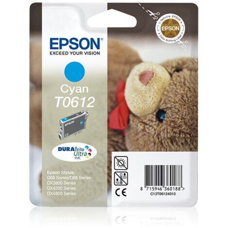 Epson Teddybear T0612 cartuccia d'inchiostro 1 pz Originale
