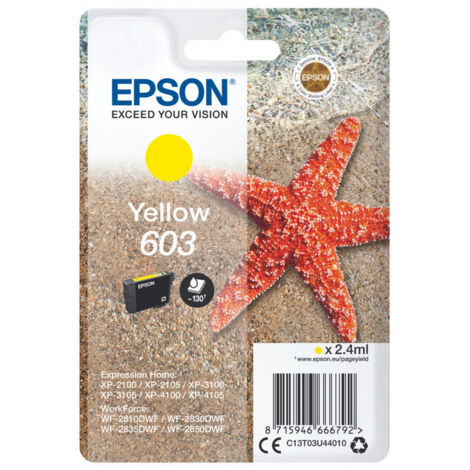 EPSON tinta amarilla Std Estrella de mar 1 tinta 603 RF / AM Single
