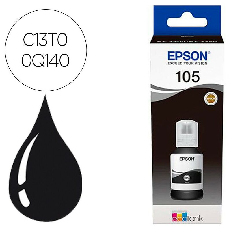 

tinta bote negro ecotank et-7700 et-7750 - n 105 - Epson