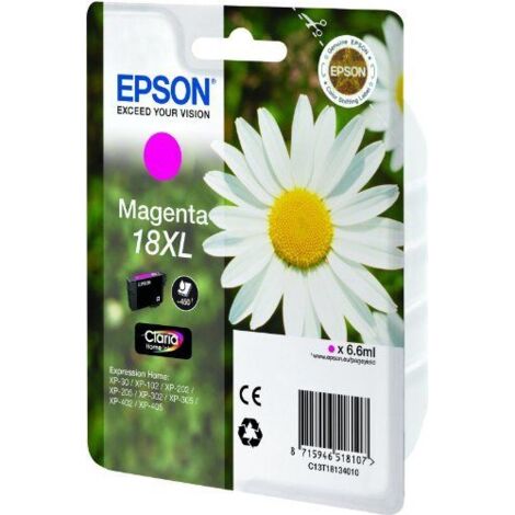 Epson tinta magenta expression home xp-102/205/215/305/405 - nº18xl