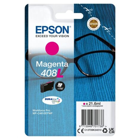 EPSON tinta Magenta Singlepack 408L DURABrite Ultra Ink