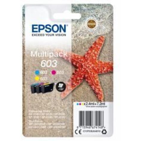 EPSON tinta MultiPack Std Estrella de mar 3 tintas 603 No Tag Multi