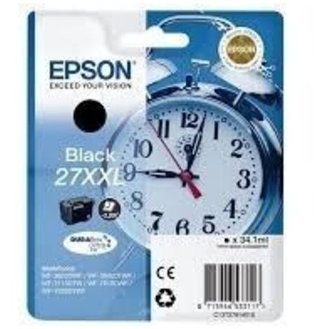 Epson tinta negro workforce wf-3000 7000 - nº27xxl super capacidad