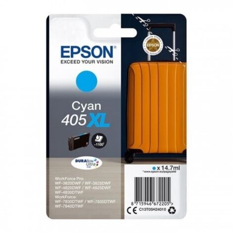 Epson Tintenpatrone cyan DURABrite Ultra Ink 405XL T 05H2 Druckerpatronen