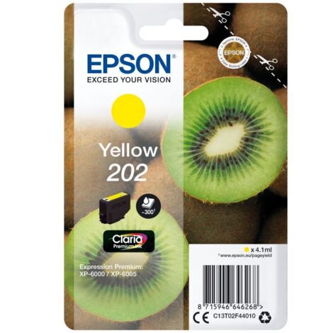 Epson Tintenpatrone yellow Claria Premium 202        T 02F4