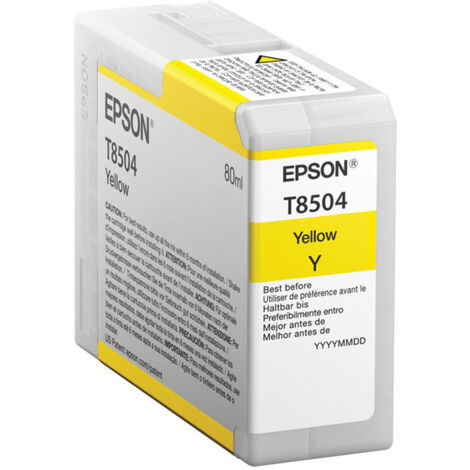 Epson Tintenpatrone yellow T 850 80 ml               T 8504