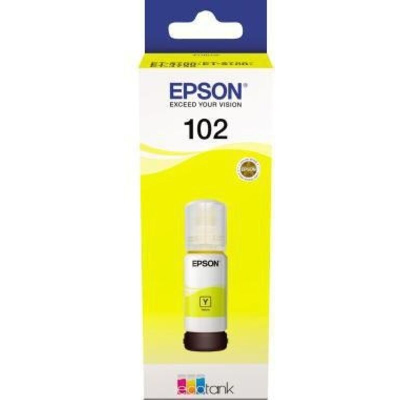 Image of Liderpapel - Nachfülltinte Tintenstrahldrucker 102 ca. 6.000 Seiten gelb 70ml