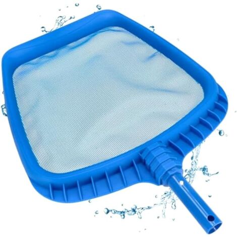 épuisette à feuilles avec support renforcé I Épuisette de surface pour perche télescopique I Adaptée piscine/pataugeoire & jacuzzi I Mailles fines & solides I Accessoires de piscine