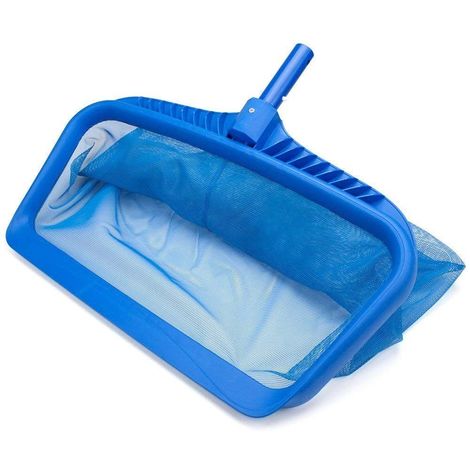 épuisette de fond de grand capacité pour votre piscine - luxe - couleur bleu