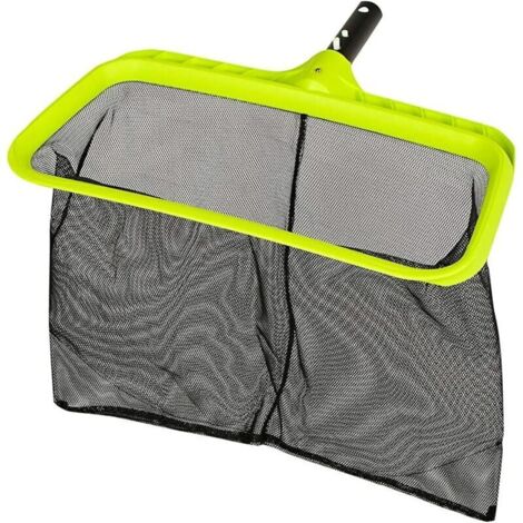 Épuisette de fond de piscine avec cadre en plastique renforcé pour piscine, étang, spas, bassin à poissons, parc aquatique