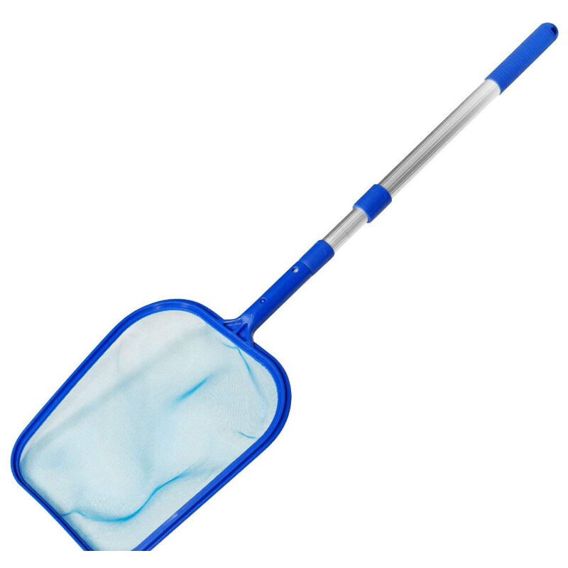 Epuisette de Piscine à Mailles Fines Epuisette de Fond pour Votre Piscine Ramassage des Feuilles de Surface Epuisette Piscine avec Manche 100cm