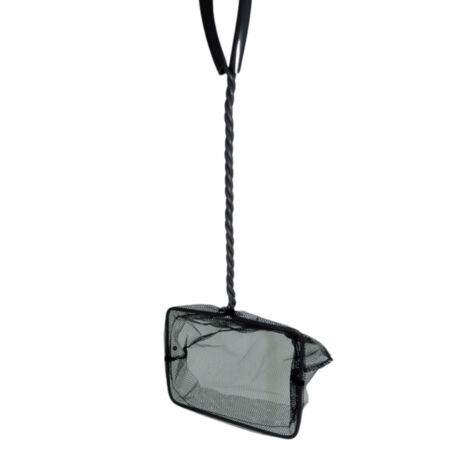 Epuisette filet noir, maille moyenne, 12 cm x 11 x 37 cm,  aquarium - zolux
