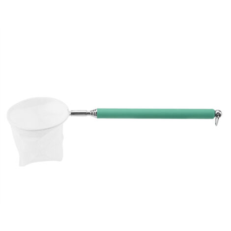 Épuisette Réglable 3D pour Aquarium - Filet de Pêche Vert à Ouverture Ronde - Idéale pour Poissons et Crevettes