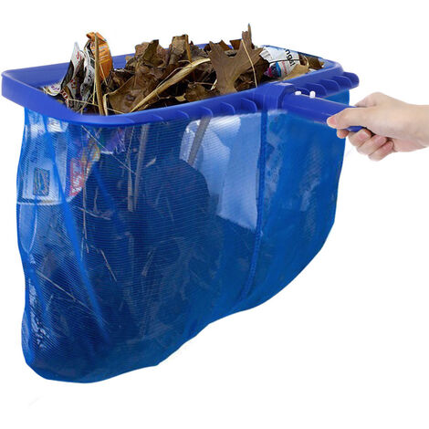 Épuisettes de Surface pour Nettoyage Entretien Piscine Piscine Écumoire Net Professionnel Bassin Écumoire Feuille Bleu Épuisettes pour Ramassage des Feuilles Nettoyage Fournitures