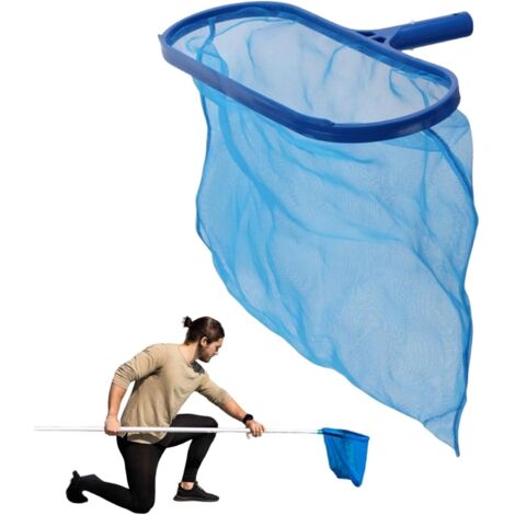 Épuisettes de Surface,Epuisette Piscine,Filet Fond Piscine,Épuisette Profonde pour Nettoyage Piscine,Epuisette Piscine,pour piscine, étang, spas, étang à poissons -