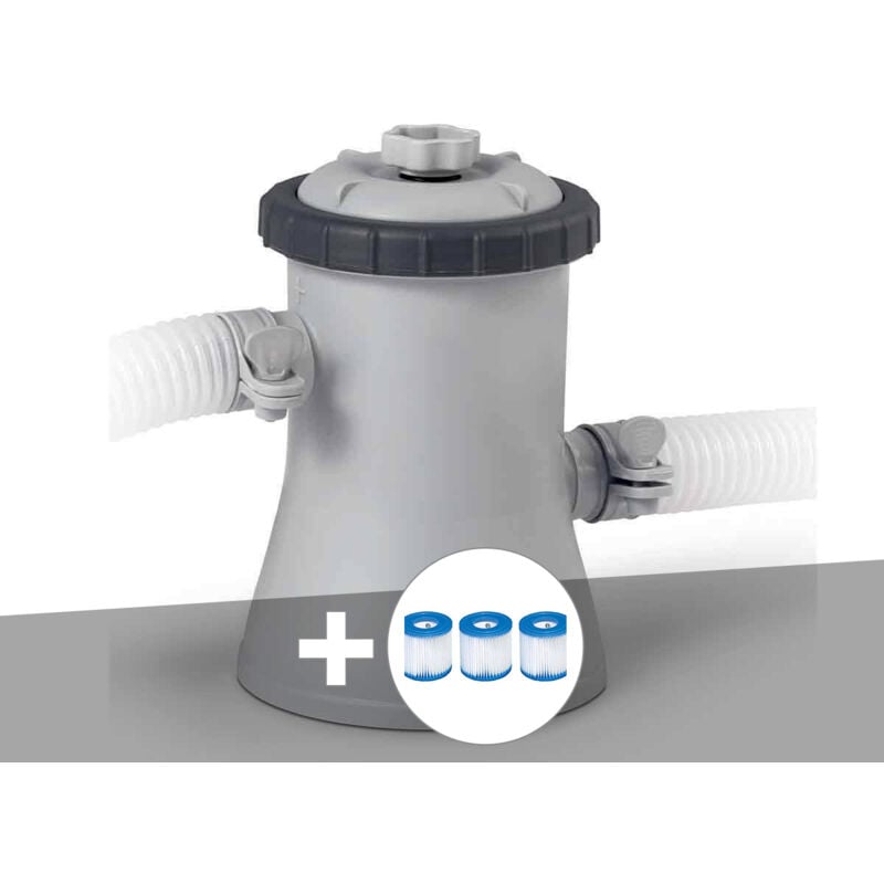 Epurateur à cartouche Intex C330 1 m³/h + 3 cartouches h