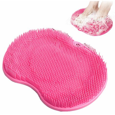 ALMI Épurateur de massage des pieds de douche, nettoyeur de pieds de douche lave-pieds tampon de lavage des pieds pour le sol de la douche