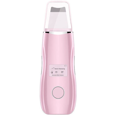 épurateur ultrasonique pour le visage, appareil de soins de la peau, élimine les points noirs, spatule, Lifting du visage, masseur, 2021,CHINA,Rose