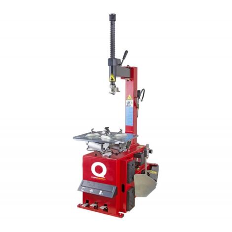 EQT – Démonte-pneu semi-automatique à bras oscillant – Détalonneur latéral – Plateau 4 griffes auto-centrant – Pression de travail 8-10 bar