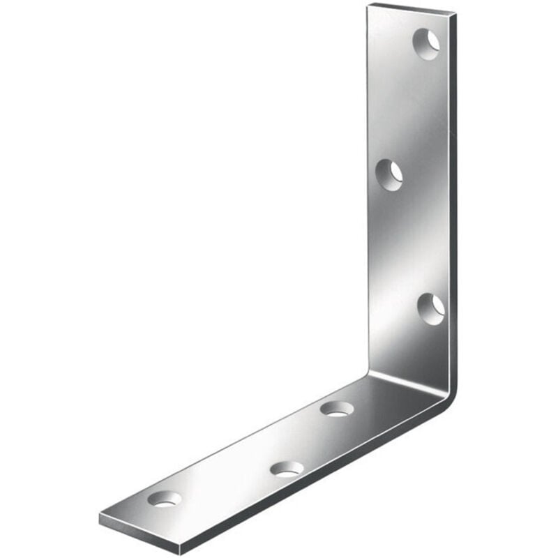 Equerres L150x150 mmmm B.40mm acier galva bleu zingué S.5mm (Par 10)