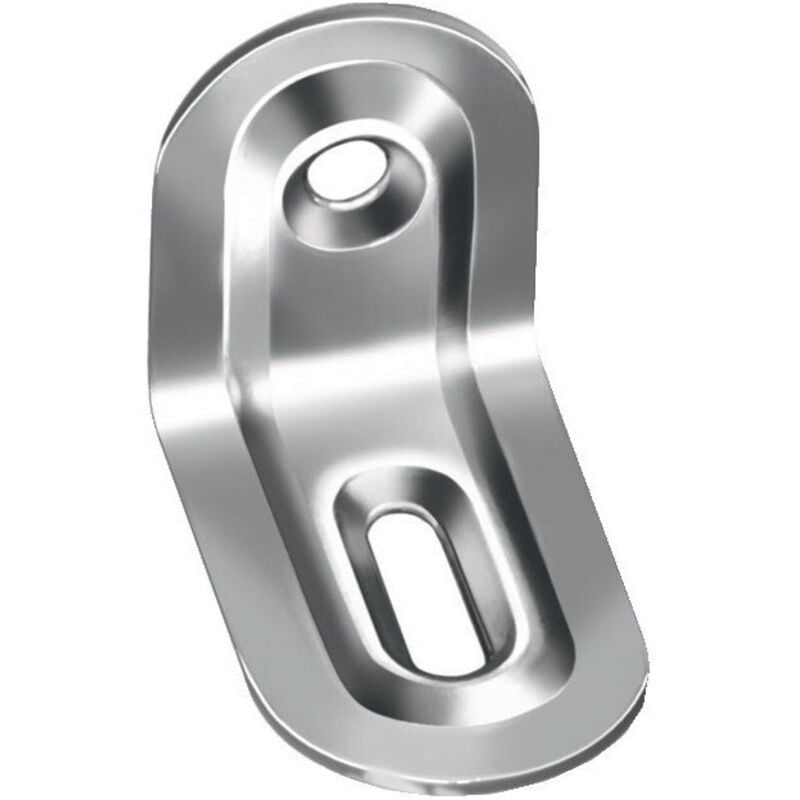 Vormann - Angle de réglage L.39x28mm B.22mm S.1mm acier brut galvanisé bleu (Par 25)