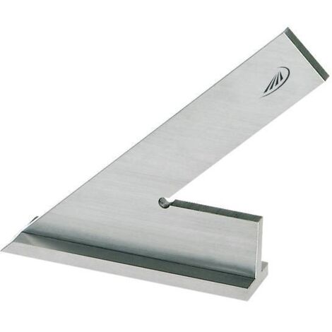 Équerre à angle aigu 395106 120 x 80 mm en acier spécial – Angle 45° – Pour constructions métalliques et contrôle précis d'angles – Helios Preisser - AIGU 120 X