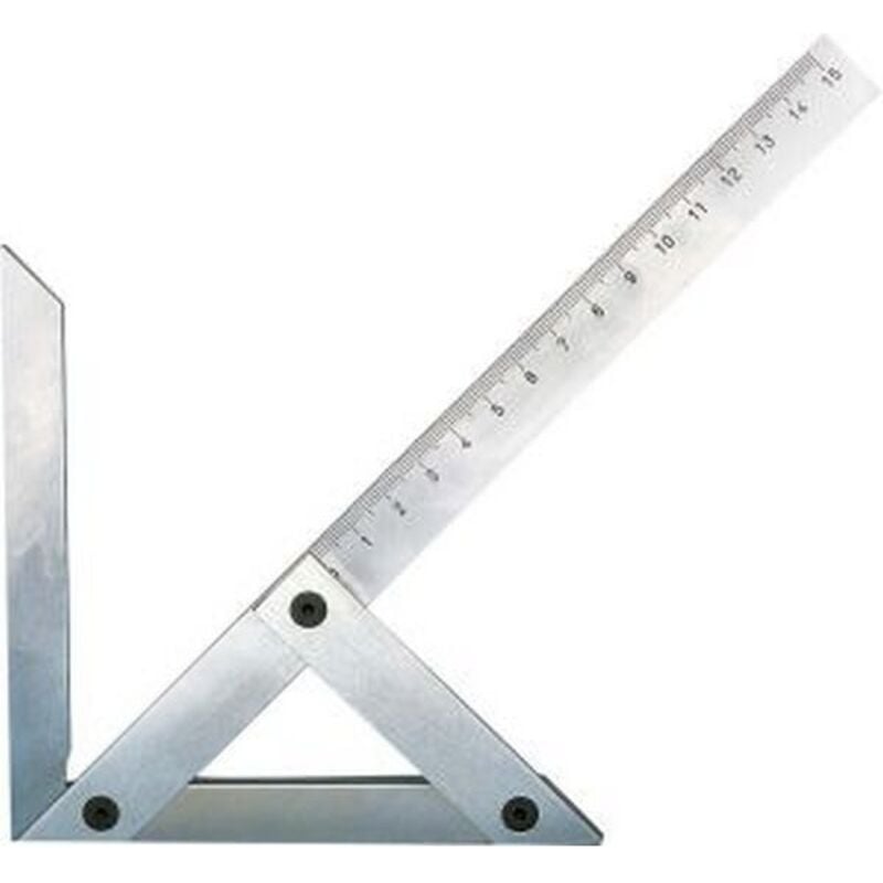 Équerre à centrer de précision, Taille : 100 x 70 mm, Pour arbres jusqu'à un Ø de 90 mm