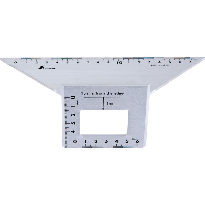 Famex - querre à onglet 3D avec butée double Shinwa 32724