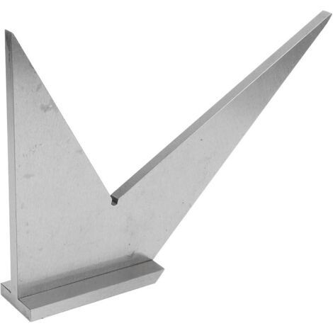 Équerre à Onglet, Construction en Acier Carbone 30 45 90 120 Degrés Règle Multi-angles avec Base