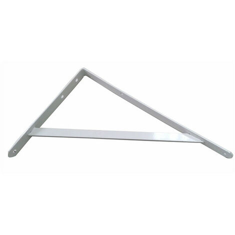 équerre Acier Blanc Fortex Support Mural Robuste Et Discret - Fepre