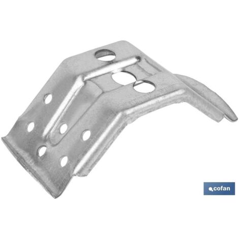 Équerre avec renfort  Pour tables, chaises ou bancs  Plusieurs dimensions