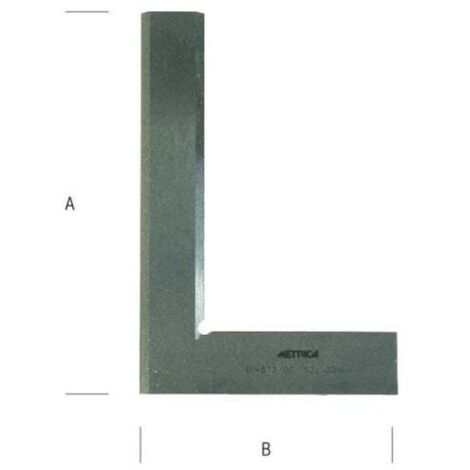 Équerre Biseautée Temprée METRICA 25x20 mm - Précision DIN 875/0 Compacte
