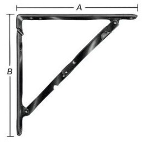 Equerre blanc 300X300mm Nr. 151300LW (Par 2)