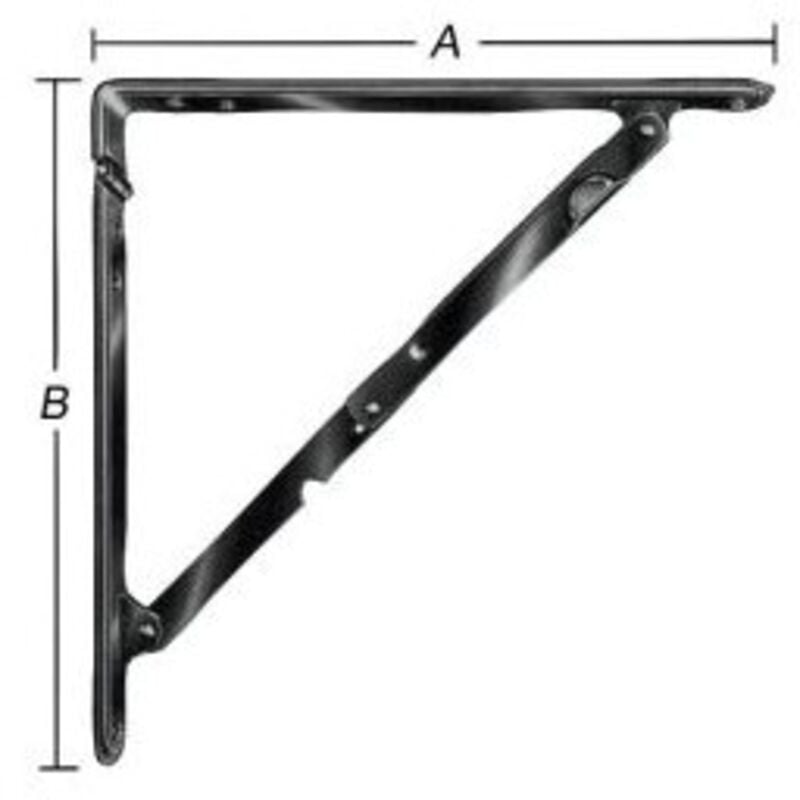 Vormann - Equerre blanc 400X400mm Nr. 151400LW (Par 2)