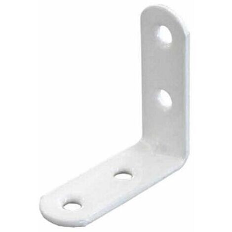 équerre Chaise Blanche 40mm Support Mural Discret Et Robuste - Vynex