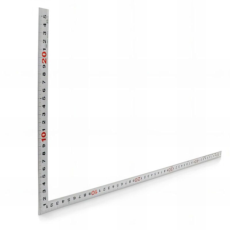 Forézienne - Equerre charpentier inox 300 x 150 mm Shinwa avec double gradutation - mfls - MESU10451