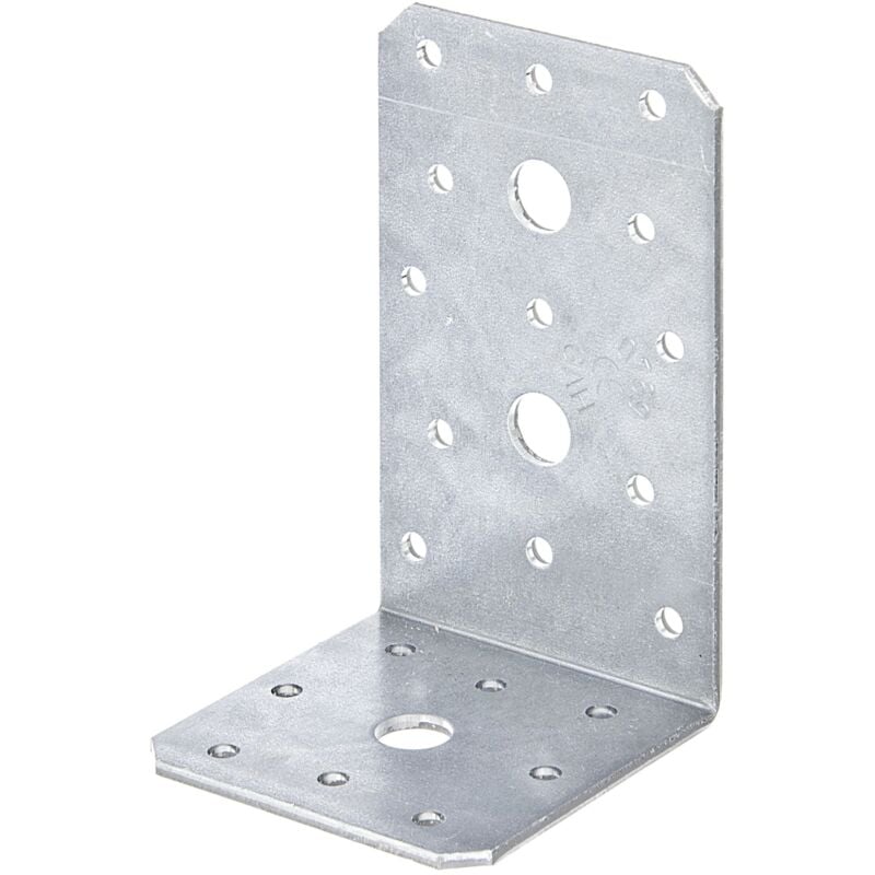 846404 Équerre d'assemblage, galvanisée Sendzimir, 100 x 60 x 60 mm, Set de 50 pièces - Alberts