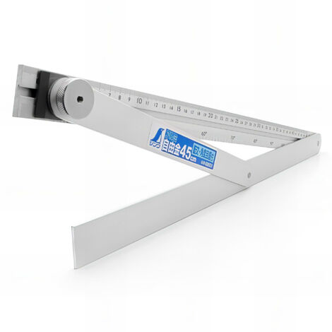 Équerre coulissante 300 mm – Talon non débordant – Graduation en cm/mm et en degrés – Pour bois dur et teck – Forézienne